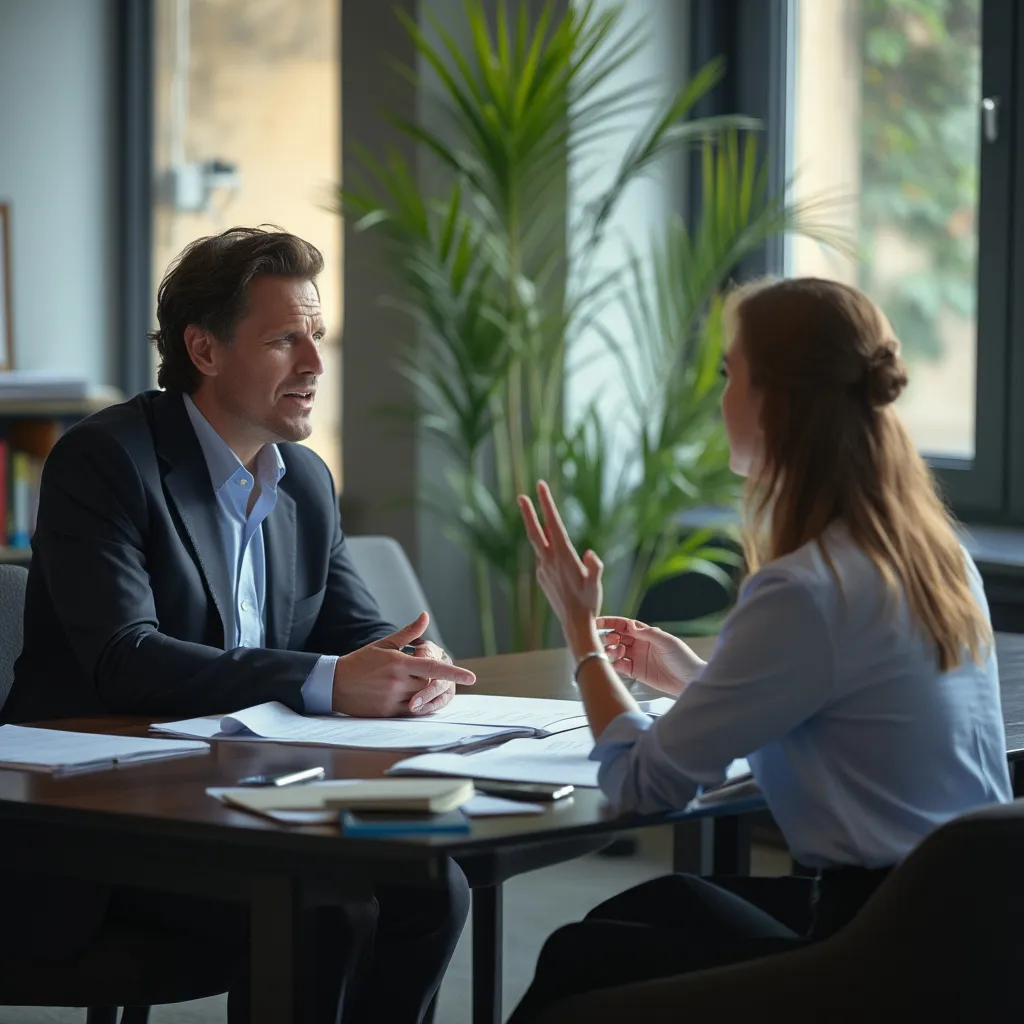 Séance de coaching individuel avec un client